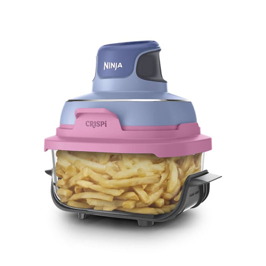Ninja Crispi® 4-in-1 Portable Glass Air Fryer Cooking System, Plum Daydream